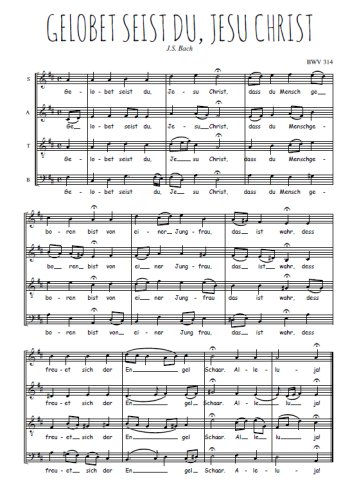 Gelobet seist du, Jesu Christ